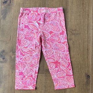 Hatley Pink Seashell Kids Leggings